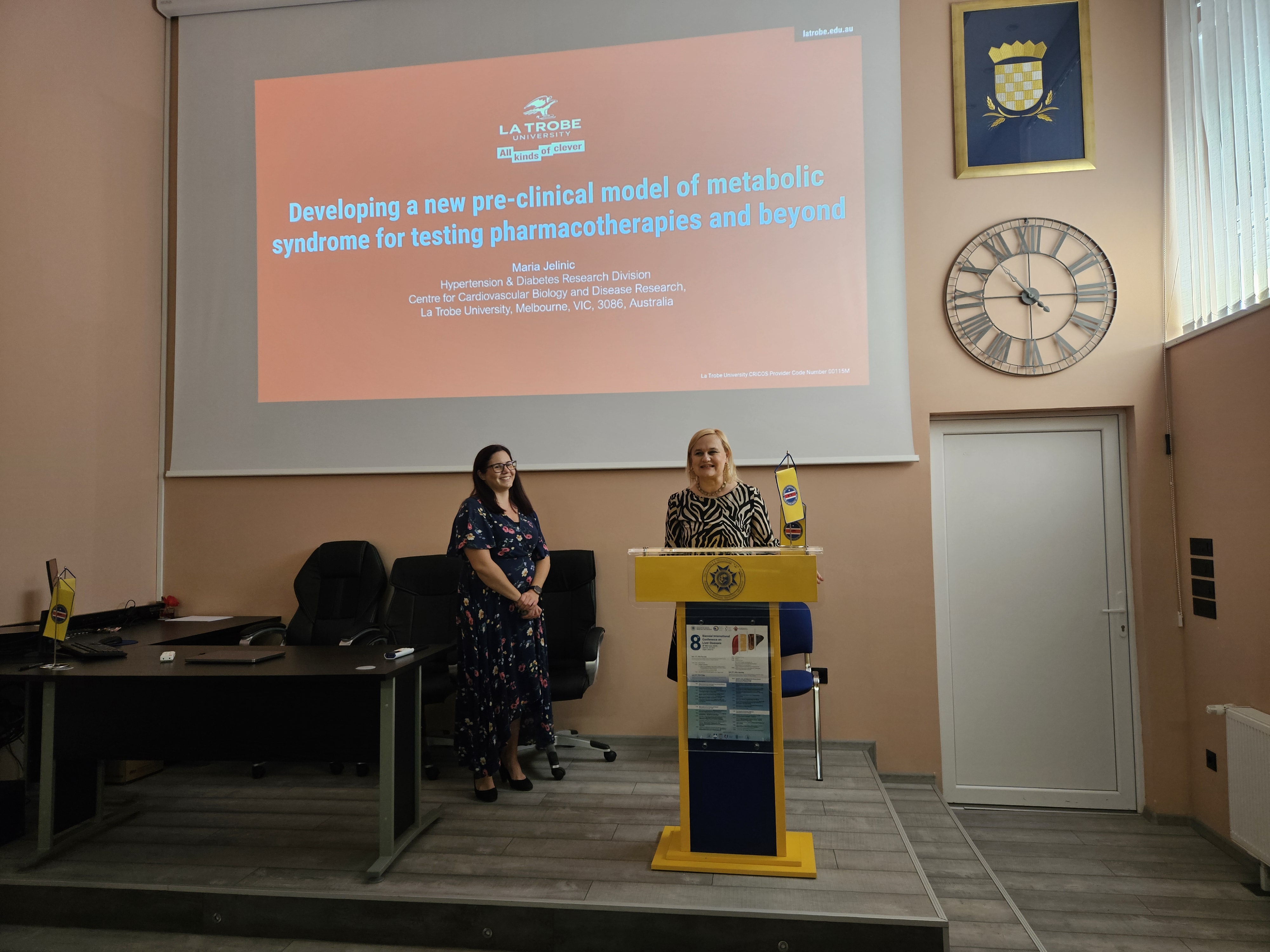 Visit of Dr. Maria Jelinić to the Faculty of Dental Medicine and Health Osijek