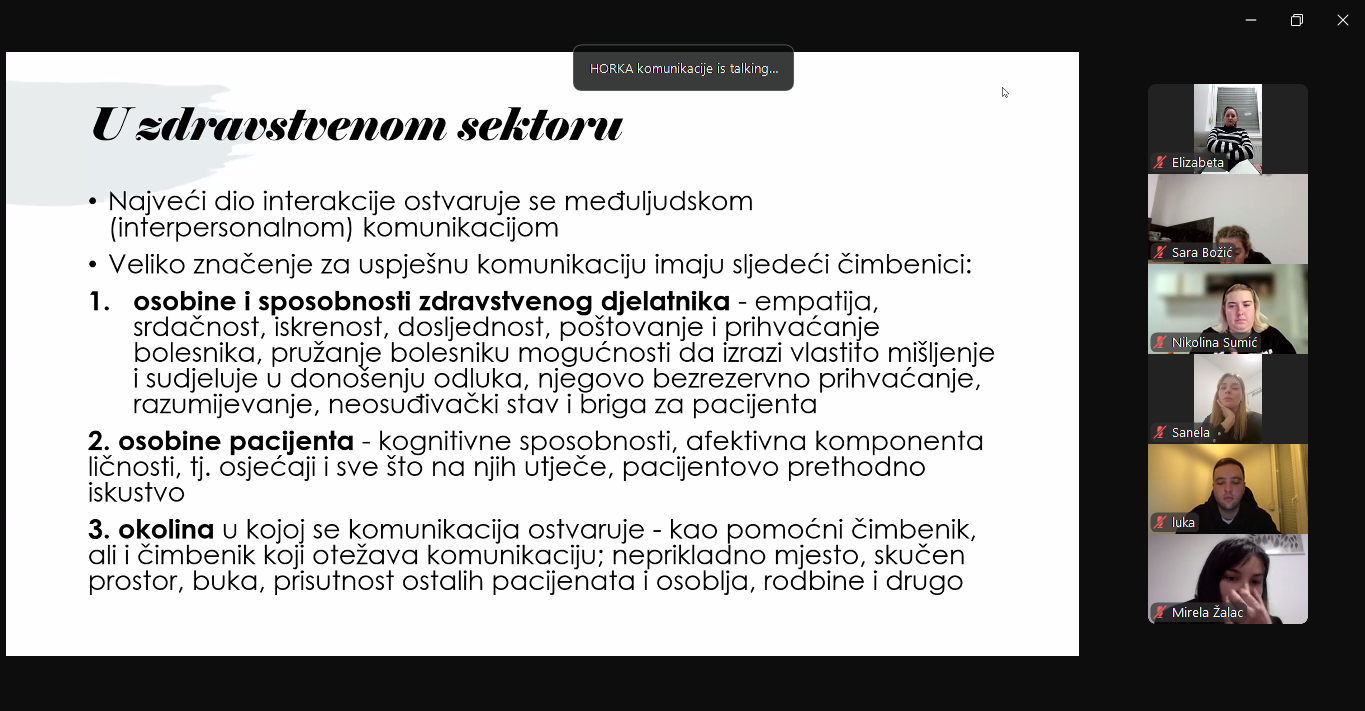 A cycle of education was held in collaboration with HORKA communications