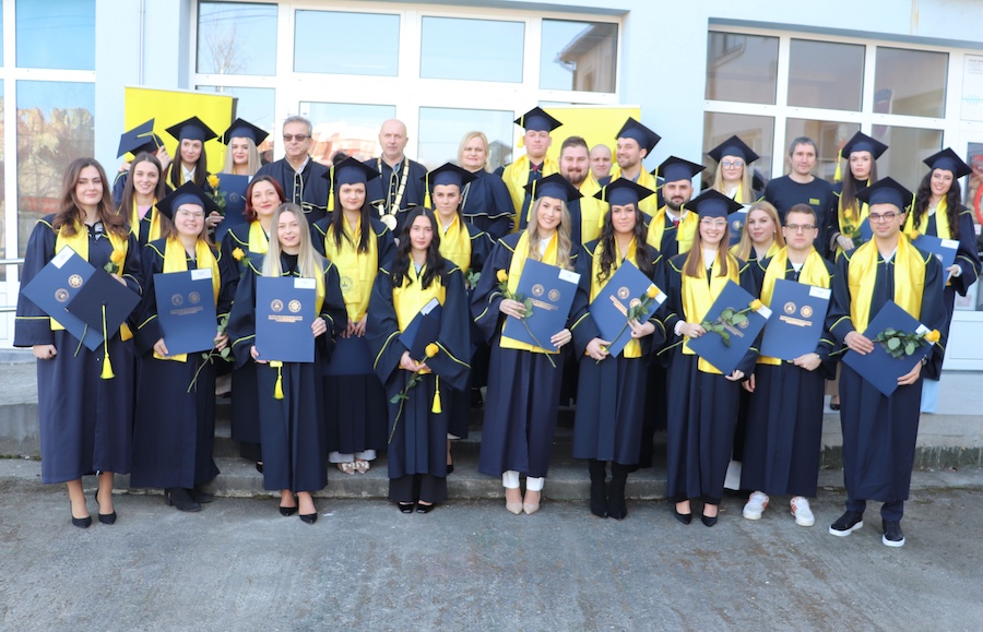 Graduation Ceremony of Bachelors and Masters of Physiotherapy in Orahovica Held