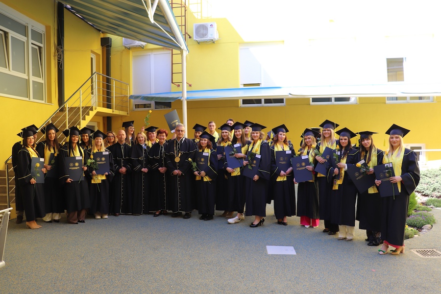Graduation Ceremony of Bachelors of Nursing and Masters of Nursing in Osijek Held