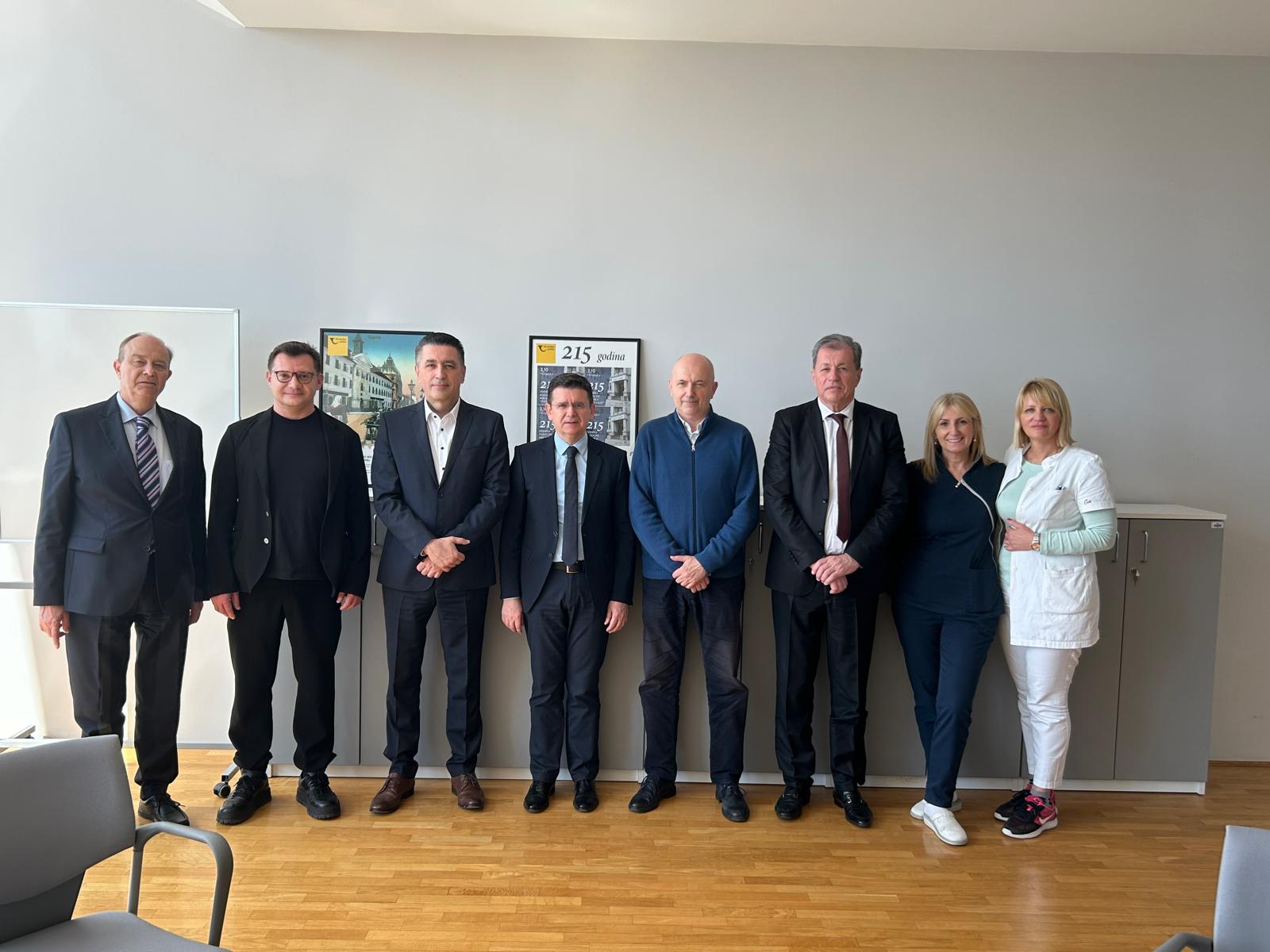 Announcement of more intensive academic cooperation between the Faculty of Dental Medicine and Health Osijek and the Sveti Duh Clinical Hospital